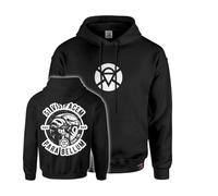 Copytec Felpa con cappuccio da cacciatore di paracadute SI vis Pacem para Bellum Adler Pullover#45910, Nero , XL