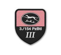 Copytec - Patch III Zug 3 PzBtl 154 Westerburg Leopard 2A4 Panzer Battalion Greyhound # 34062