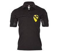 Copytec Polo tattica Alfa 1st Cavalry Division Type 2 division per cavalleria division militare US #20836, Nero , XL