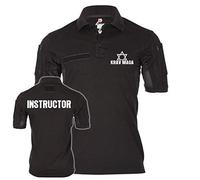 Copytec Tactical Polo Instructor Krav MAGA Trainer, scuola, arti marziali, abbigliamento da allenamento #24115 Nero L