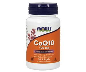 CoQ10, 100mg - 50 softgels