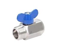 COQFBHJBRH 1/8-1in BSP Female Male SUS304 Shut Off Ball Valve With Butterfly Handle (3/4 BSP Female) COQFBHJBRH