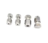 COQFBHJBRH Garden Hose Fittings Pack of 5 Tube OD 3-25mm 1/8" 1/4" 3/8" 1/2" 1" 304 Stainless Steel End Cap Ferrule Pneumatic Pneumatic Fitting (Thread Specification : 1/8") COQFBHJBRH