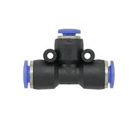 COQFBHJBRH Garden Plumbing 6 Pcs Three Way Reducing Slip Lock Quick Connector Garden Water Hose Pipe Tee Connection Accessories Pneumatic Pipe Fittings (Color : 16mm 12mm) COQFBHJBRH