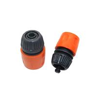 COQFBHJBRH Garden Plumbing Quick Connector for Car Washing Machine, Water Stop Connector, Greenhouse Irrigation Garden Accessories, Agricultural Pipe Fittings 1 Piece (Size : Orange) COQFBHJBRH