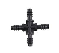 COQFBHJBRH Hose Fittings Hose Adapters 10 Pieces of Miniature Drip Irrigation Hose Barbs All 8/11 Mm Pipe Cross Connectors for Irrigation Pipes Hose Connector IT068 COQFBHJBRH