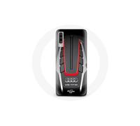 Coque - Audi - Samsung Galaxy A70 - Logo rosso - Rigida - Protezione sintetica