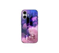 Coque - BTS - iPhone 16 Plus - Morbida - Nera - Logo Kpop