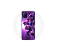 Coque - BTS - Vivo v21 5G - Morbido - Viola - Animazione Kpop