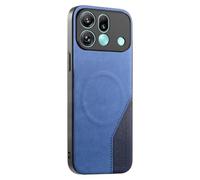 COQUE Cover Magnetico per Oppo Find X9s Pro, Texture Intrecciata, Profilo Sottile, Design Patchwork, Supporta Ricarica Wireless, Custodia Protettiva Antiurto per Oppo Find X9s Pro-Blu