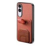 COQUE Custodia a portafoglio per Vivo V70 FE-Marrone