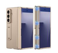 COQUE Custodia Galaxy Z Fold 7 5G,Guscio Pieghevole a Cerniera All-inclusive,Cover Pieghevole per Telefono per Samsung Galaxy Z Fold 7 5G-Nebbia d'oro