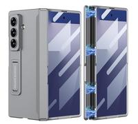COQUE Custodia Galaxy Z Fold 7,Pellicola Protettiva Guscio Integrato Guscio Pieghevole All-Inclusive,Cover Telefono Pieghevole per Samsung Galaxy Z Fold 7 5G-Grigio