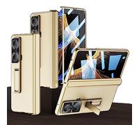 COQUE Custodia Honor Magic Vs,Pellicola Protettiva Guscio Integrato Guscio Pieghevole All-Inclusive,Cover Telefono Pieghevole per Honor Magic Vs-Oro rosa