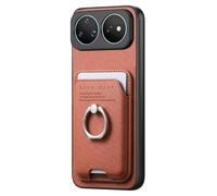 COQUE Custodia in Tessuto Magnetica per Huawei nova 16 Ultra-Marrone
