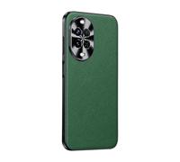 COQUE Custodia in vera pelle premium per Huawei nova 15, protezione completa, copertura della fotocamera in metallo rialzato per Huawei nova 15-Verde
