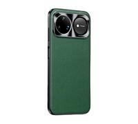 COQUE Custodia in vera pelle premium per Huawei nova 15 Ultra, protezione completa, copertura della fotocamera in metallo rialzato per Huawei nova 15 Ultra-Verde