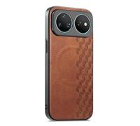 COQUE Custodia Magnetica Plaid 3D per Huawei nova 16 Ultra-Marrone