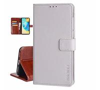 COQUE Custodia OPPO CPH2271, TPU + Custodia a portafoglio con slot per schede antiurto per Flip Folio protettivo OPPO CPH2271-bianca
