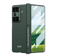 COQUE Custodia per Honor Magic VS3 con Pellicola Temperata,Guscio All-Inclusive Pieghevole incernierato,Cover Telefono Pieghevole per Honor Magic VS3 5G-Verde