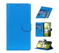 COQUE Custodia per LP 17 Air Cover,Custodia per Telefono in Pelle di Mucca Classico Modello Lychee con Slot per Schede Antiurto Flip Folio Protettivo per LP 17 Air-Blu