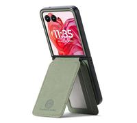 COQUE Custodia porta carte sottile per Motorola Razr 50 Ultra con supporto magnetico, protezione RFID, custodia per telefono portafoglio antiurto anti-caduta per Motorola Razr 50 Ultra-Verde