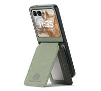 COQUE Custodia porta carte sottile per Motorola Razr 60 con supporto magnetico, protezione RFID, custodia per telefono portafoglio antiurto anti-caduta per Motorola Razr 60-Verde