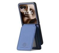 COQUE Custodia porta carte sottile per Motorola Razr 60 Ultra con supporto magnetico, protezione RFID, custodia per telefono portafoglio antiurto anti-caduta per Motorola Razr 60 Ultra-Blu