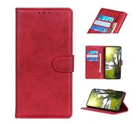 COQUE Custodia Samsung Galaxy A13 4G Cover, 2 Colori Mucca Texture Pattern Custodia con Slot per Schede Antiurto Flip Folio Protettivo per Samsung Galaxy A13 4G-Red