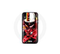 Coque - Formula 1 - Sebastian Vettel - Souple - Nero - Iphone XR