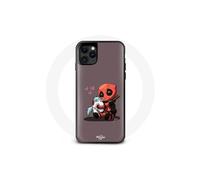 Coque iPhone 12 Pro Deadpool unicorno