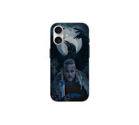 Coque Iphone 16 Plus - Vikings - Ragnar Lothbrok - Nero - Flessibile - Corvo