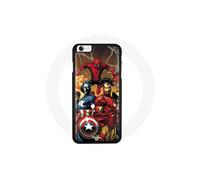 Coque iPhone 8 - Marvel - Avengers - Nera - Flessibile - Protezione contro gli urti