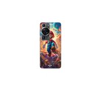 Coque - Maniacase - Huawei P60 - Super Mario Bros - Flessibile - Nero