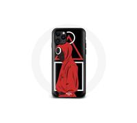 Coque - Maniacase - Iphone 13 Pro - Maschera Squid Game - Morbido - Nero