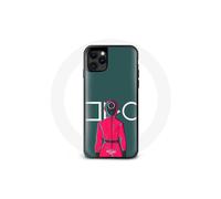 Coque - Maniacase - Iphone 13 Pro - Nero - Morbido - Cerchio di Squid Game