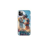 Coque - Maniacase - Iphone 14 Pro Max - Akira Toriyama - Son Goku - Flessibile - Blu