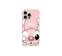Coque - Maniacase - Iphone 16 Pro Max - Stitch Angel - Morbida - Carina - Corda rosa