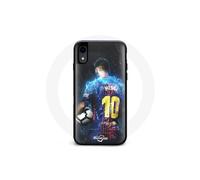 Coque - Maniacase - Iphone X - Nero - Morbido - Motivo Leo Messi