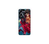 Coque - Maniacase - Oppo A59 5G - One Piece Luffy Entra in Gear 5 - Souple - Nero