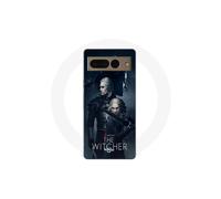 Coque Maniacase per Google Pixel 7 Pro the witcher geralt yennefer ciri spada