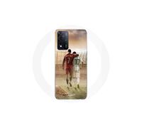 Coque Maniacase per Oppo A93s 5G cristiano ronaldo messi goat