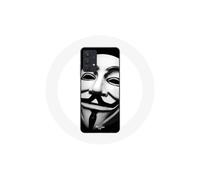 Coque Maniacase per Samsung Galaxy A32 4G Noi Siamo Legion Maschera Anonima