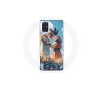 Coque Maniacase per Samsung Galaxy A51 4g Akira Toriyama Son Goku Tombe