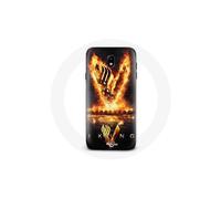 Coque - MANIACASE - Samsung Galaxy S4 - Rigido - Nero - Vikings Serie Stagione 6 Spada di Fuoco