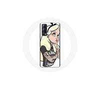 Coque - Maniacase - Vivo Y72 - Souple - Blanc - Principessa tatuata