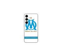 Coque - Olympique de Marsiglia - Samsung Galaxy S24 FE - Logo OM - Flessibile - Bianco
