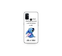 Coque Oppo A32 stitch-lilo-famille-blanc Maniacase