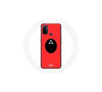 Coque - Oppo - A53 - Souple - Rouge - Maschera soldato Squid Game Triangolo