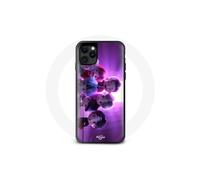 Coque per iPhone 12 Pro BTS TinyTAN Animazione Manifesto RM Jin Suga J-Hope Jimin V e Jungkook Mic Drop